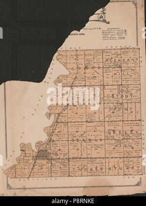 . 42 Atlas of Plymouth County, Iowa - containing maps of townships of