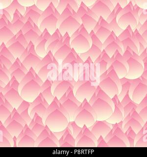 Pink Bud Indian lotus Seamless Background. (Nelumbo nucifera,sacred lotus, bean of India, Egyptian bean. National flower of India and Vietnam) Vector  Stock Vector