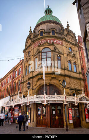 UK, England, Lancashire, Blackpool, Church St, Grand Theatre ‘National Theatre of Variety, by Frank Thatcham Stock Photo