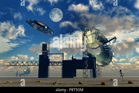 Area 51, An Alien Test Center Stock Photo - Alamy