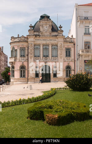 Agencia do Banco de Portugal at Coimbra, Portugal Stock Photo