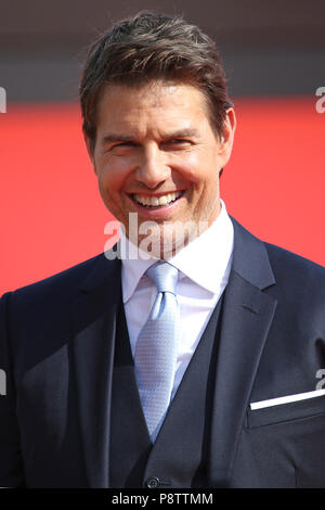 Tom Cruise attending the 'Mission: Impossible - Fallout' world premiere at Palais de Chaillot on July 12, 2018 in Paris, France. Stock Photo