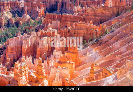 Sunrise at Sunrise Point in Bryce Canyon National Park in Utah Stock Photo
