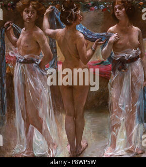 .   84 Lovis Corinth - Drei Grazien (1904) Stock Photo