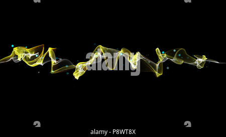 Dancing Particle abstract Background, glowing particles Dust pattern, colorful smoke, colorful dust, dust background. Stock Photo
