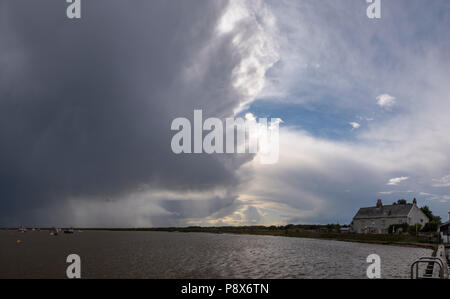 Clouds of a storm Stock Photo
