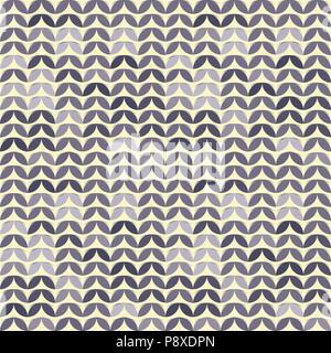 Retro giometric seamless vector circles lilac on yellow paper sprout abstract trendy pattern Stock Vector