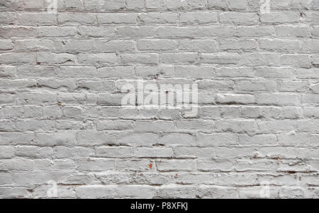 background of white painted brick wall Stock Photo
