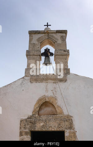 Monastery of Agios Ioannis Theologos bell tower on Crete, Greece Stock Photo