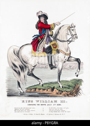 King William III, crossing the Boyne July 1st 1690 Stock Photo - Alamy