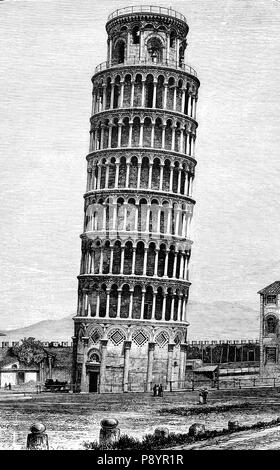 Leaning Tower of Pisa #5 Drawing by CSA Images - Pixels