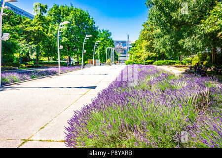 Jardin Atlantique in Paris, France Stock Photo