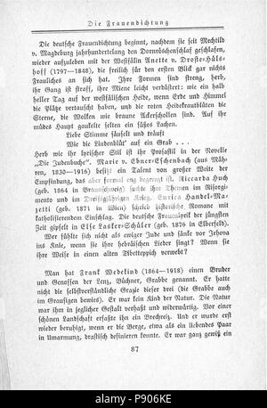 .   362 Klabund Deutsche Literaturgeschichte in einer Stunde 087 Stock Photo