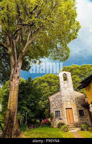 A little chapel in the fields of Friuli Venezia-Giulia Stock Photo - Alamy