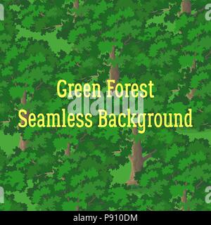 Seamless Forest Stock Vector