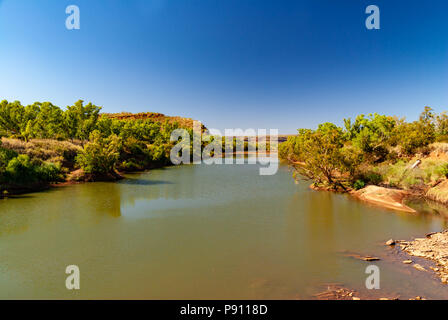 VICTORIA RIVER, JUDBARRA  NATIONAL PARK,  GREGORY NATIONAL PARK, NORTHERN TERRITORIES, AUSTRALIA Stock Photo