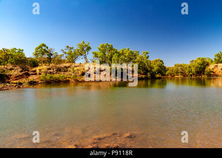 VICTORIA RIVER, JUDBARRA  NATIONAL PARK,  GREGORY NATIONAL PARK, NORTHERN TERRITORIES, AUSTRALIA Stock Photo