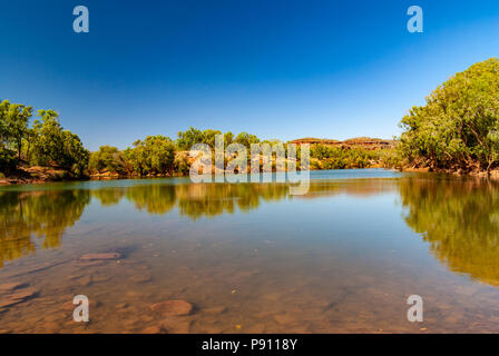 VICTORIA RIVER, JUDBARRA  NATIONAL PARK,  GREGORY NATIONAL PARK, NORTHERN TERRITORIES, AUSTRALIA Stock Photo