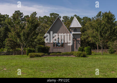 Small Quaint Country Church Stock Photo