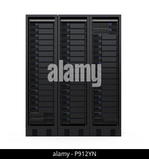 Computer Network Server Isolated Stock Photo