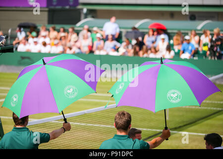 London, UK. 13th July, 2018. A general view Tennis : A general view of the Wimbledon Lawn Tennis Championships at the All England Lawn Tennis and Croquet Club in London, England . Credit: AFLO/Alamy Live News Stock Photo