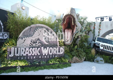 'Jurassic World: Fallen Kingdom' World Premiere held at the Walt Disney Concert Hall  Featuring: Atmosphere Where: Los Angeles, California, United States When: 12 Jun 2018 Credit: FayesVision/WENN.com Stock Photo