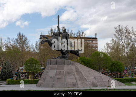 YEREVAN, ARMENIA - Martch 2018: Yerevan city is the capital o f Armenia. Stock Photo