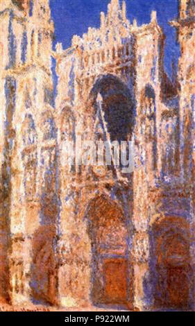 Rouen Cathedral, the Portal in the Sun 1894 by Claude Monet Stock