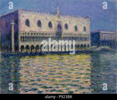 .   425 Monet - the-palazzo-ducale Stock Photo