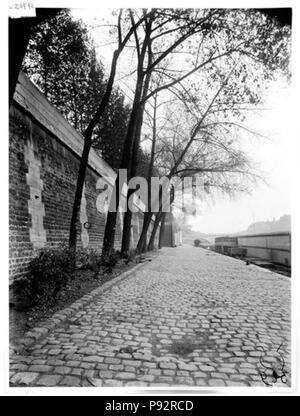 468 Port de la Mégisserie - Vue du quai - Paris 01 - Médiathèque de l'architecture et du patrimoine - APMH00037703 Stock Photo