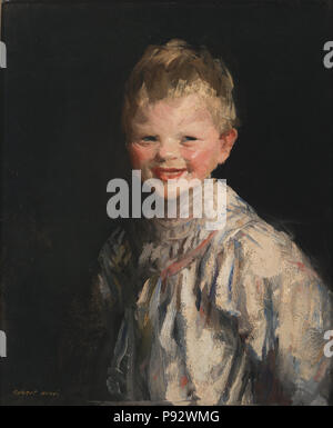 .   481 Robert Henri - Laughing Child - Stock Photo