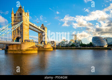 Tower Bridge in London, UK Stock Photo