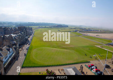 view St Andrews golf course Stock Photo