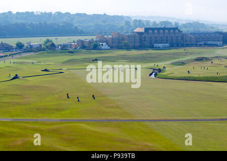 view St Andrews golf course Stock Photo