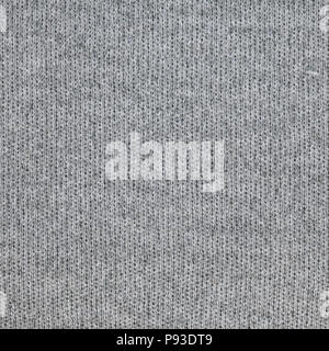 Grey knitwear fabric  texture Stock Photo