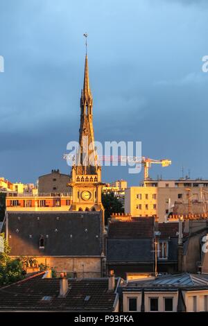ILLUSTRATION OF THE CITY OF VANVES, (92), ILE-DE-FRANCE, FRANCE Stock ...