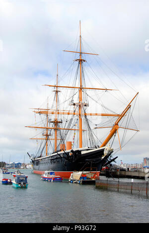 HMS Warrior, Portsmouth, England Stock Photo
