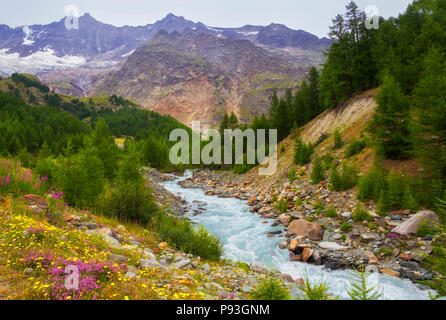 Saas-Fee Stock Photo