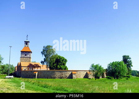 Walternienburg Castle near Zerbst/Anhalt, Saxony-Anhalt, Germany Stock Photo