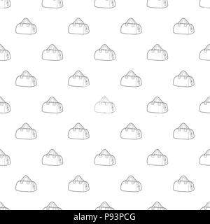 Sports bag icon outline Stock Vector