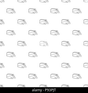 Waist bag icon outline Stock Vector