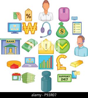 Duty icons set, cartoon style Stock Vector Image & Art - Alamy
