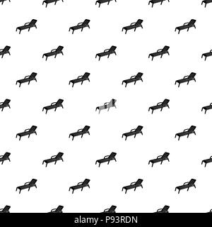 Chaise icon, simple style Stock Vector