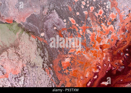 Oil painting. Abstract painting. Pink background. Stock Photo