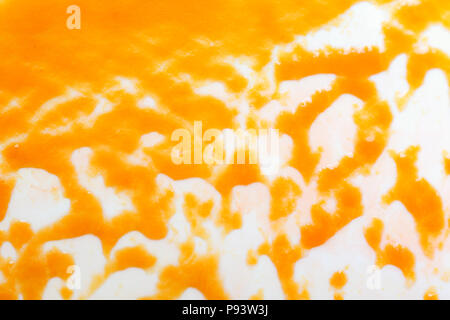 Macro photo of orange jam.  Stock Photo