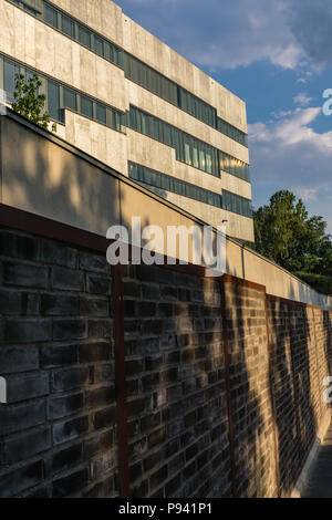 design wall House sunset clouds Stock Photo