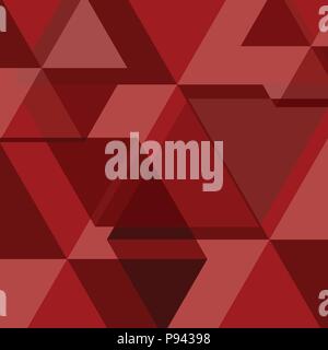 Red Abstract Square Background. Vector Illustration. Stock Vector
