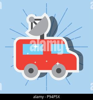 news communication relate Stock Vector