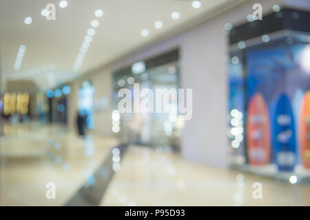 Defocused background image of shopping mall