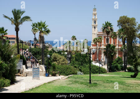 St. Peter's Church in the old Jaffa Port (Tel Aviv, Israel) Stock Photo